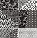 Põranda- ja seinaplaat Fioranese Kintsugi japan mix B&W thumbnail 1