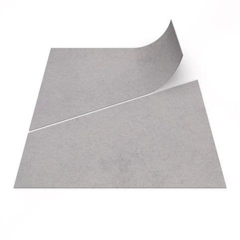 LVT-PLAAT Allura Dryback 0.55 Material light cement trapezoid 63732DR5